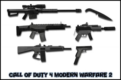 CoD MF2 Weapons